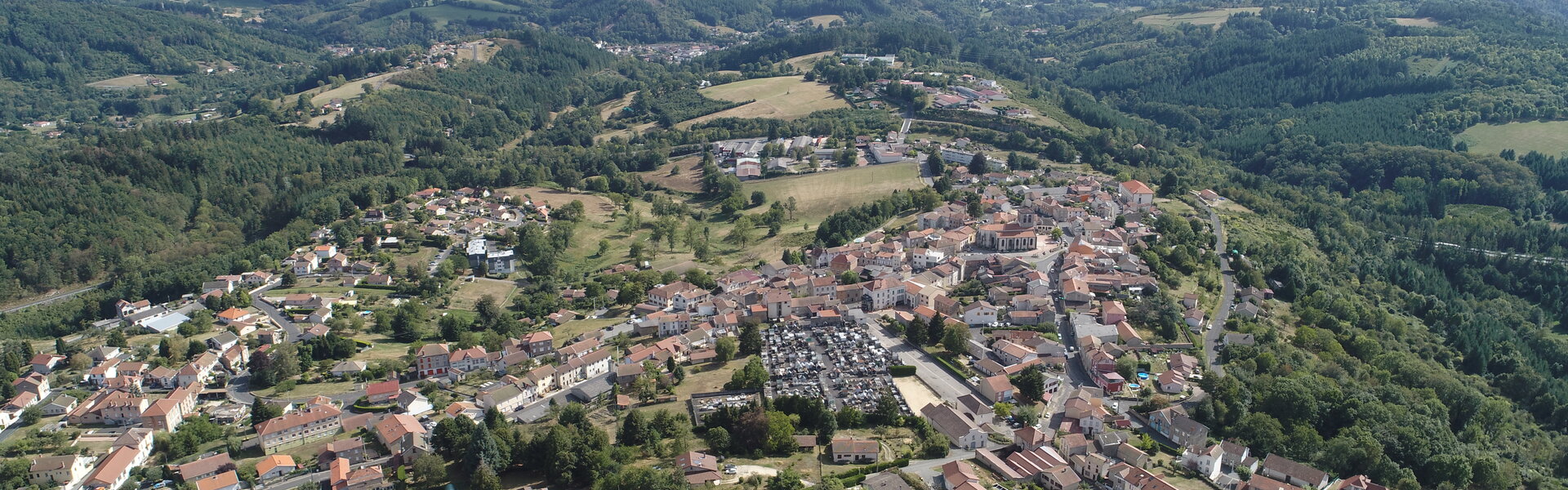 Saint-Rémy vu du ciel